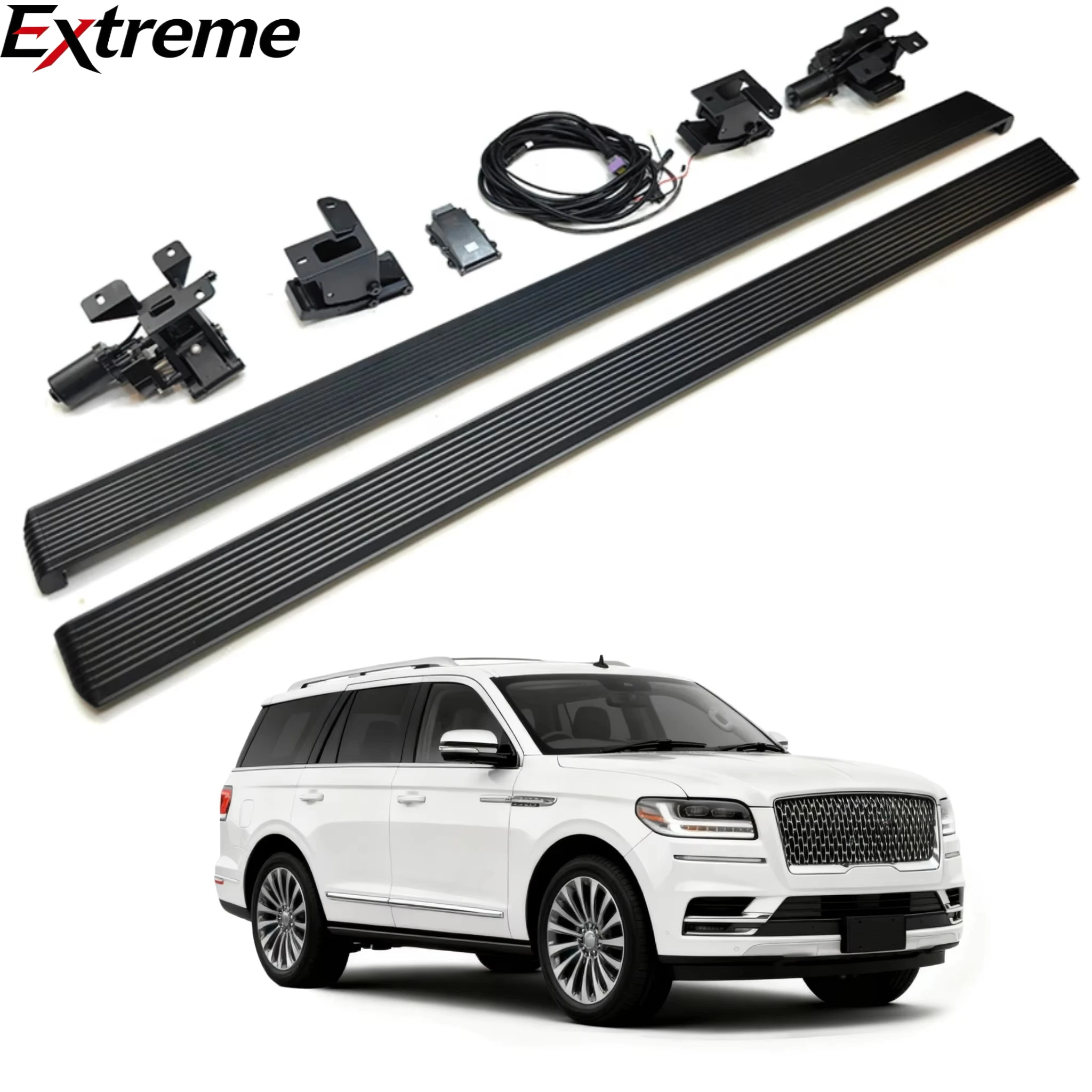 EXTREME Power Running Boards for Lincoln NAVIGATOR(Long)18-25 Aluminum Alloy Electric Side Steps OEM/ODM
EXTREME Power Running Boards for Lincoln NAVIGATOR(Long)18-25 Aluminum Alloy Electric Side Steps OEM/ODM