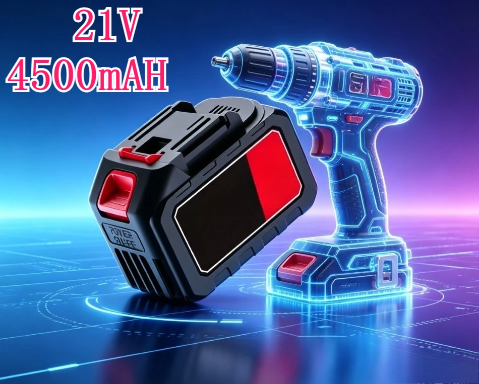21V 4500mAh Lithium Battery for Power Tools - High Performance, High Power, Fast Charging, Durable, Rechargeable Battery
21V 4500mAh Lithium Battery for Power Tools - High Performance, High Power, Fast Charging, Durable, Rechargeable Battery
