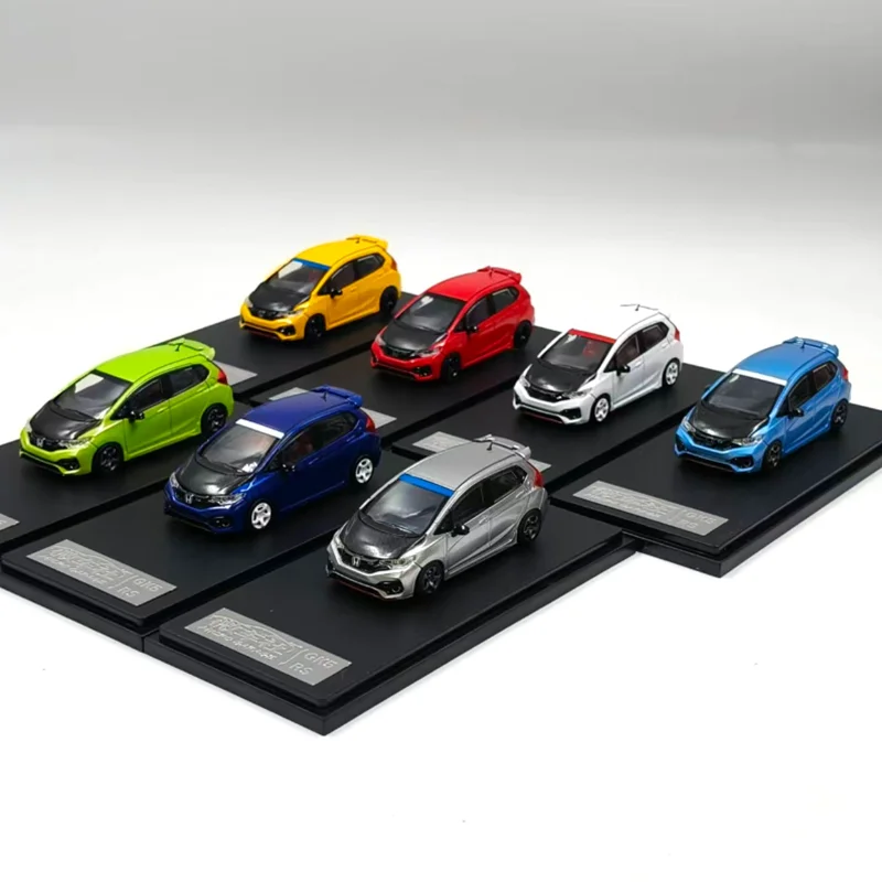 Micro Garage 1:64 Scale Gen3 FIT GK5 RS Alloy Car Model Simulation Toy desktop Collection Gift Static Display