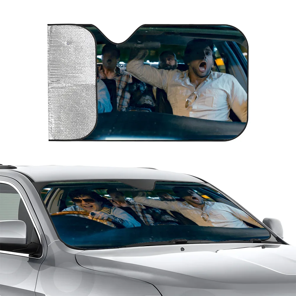 The H-Hangover Movie Car SunSha Heat-insulating Aluminum Film Windshield Sunshas UV Rays Blocks Car Sun Visor Protector
The H-Hangover Movie Car SunSha Heat-insulating Aluminum Film Windshield Sunshas UV Rays Blocks Car Sun Visor Protector