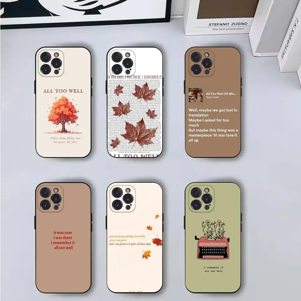 All Too Well Lyrics Phone Case Phone Case For iPhone 16,15,14,13,12,11,Pro,X,XS,Max,XR,Plus,Mini Soft Black Cover
All Too Well Lyrics Phone Case Phone Case For iPhone 16,15,14,13,12,11,Pro,X,XS,Max,XR,Plus,Mini Soft Black Cover