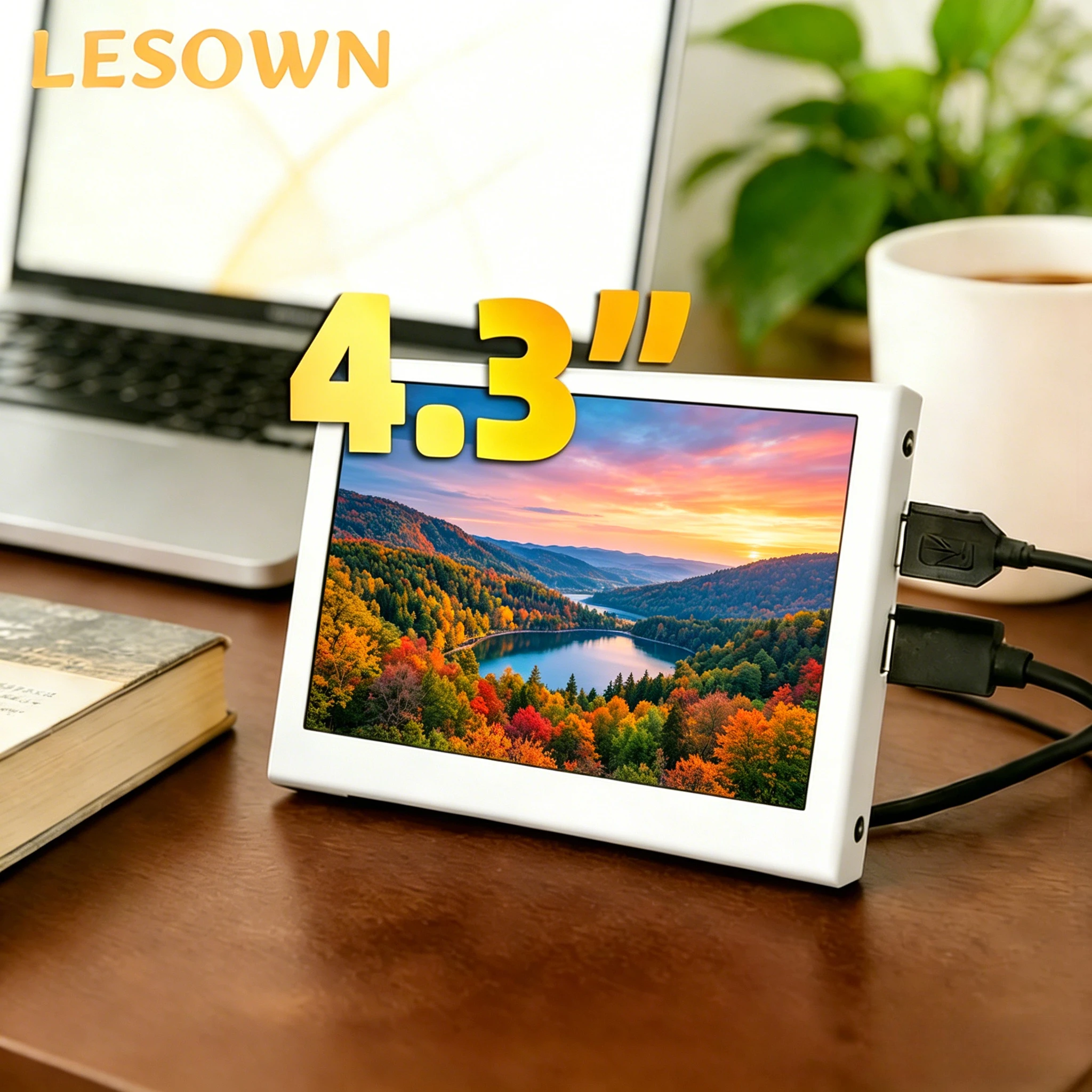 LESOWN Ultra-thin White 4.3" CPU GPU Meter Panel 800x480 16:9 miniHDTV External Display for Gamer PC Modification
LESOWN Ultra-thin White 4.3" CPU GPU Meter Panel 800x480 16:9 miniHDTV External Display for Gamer PC Modification