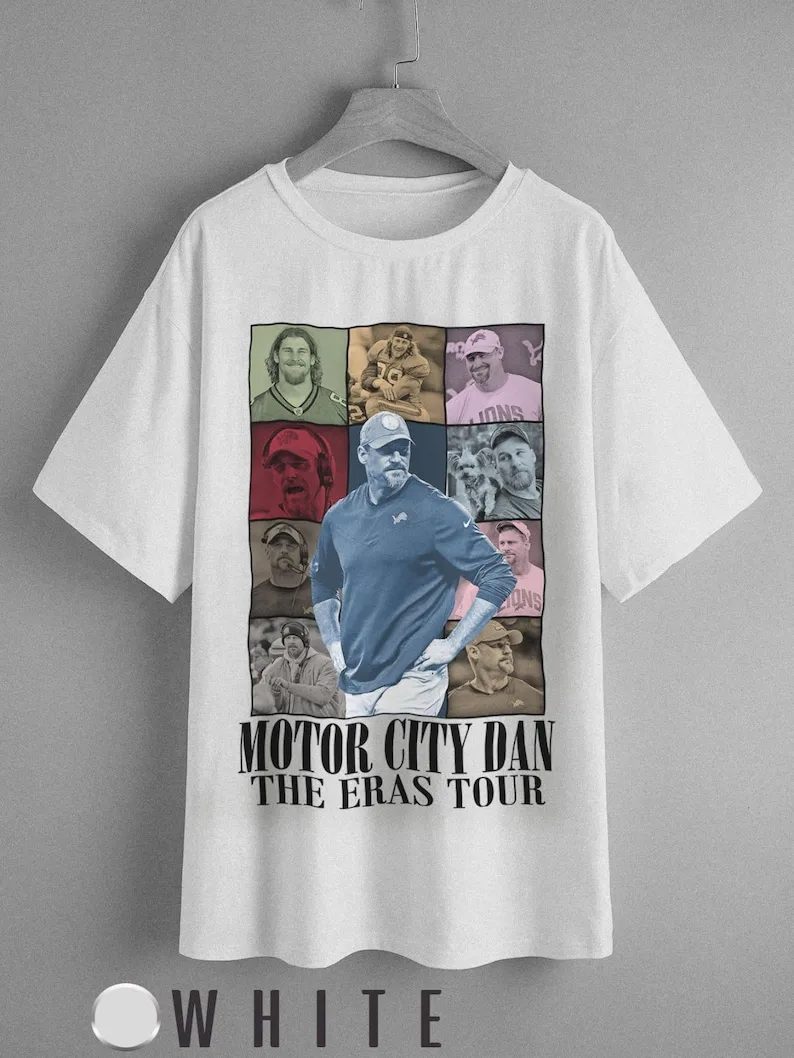 Motor City Dan The Eras T Shirt, Dan campbell Shirt Unisex Shirt, Football Shirt, Gift for fans WN43
Motor City Dan The Eras T Shirt, Dan campbell Shirt Unisex Shirt, Football Shirt, Gift for fans WN43