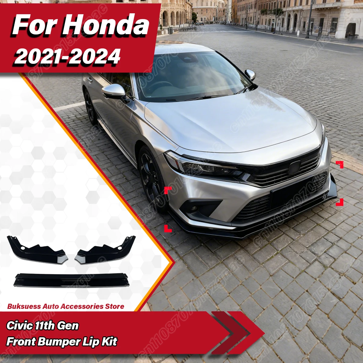 Для Honda Civic 11th 4-дверный 2021 2022 2023 2024 Авто передний бампер, спойлер, сплиттер, защита для губ, комплект модификации отделки кузова
Для Honda Civic 11th 4-дверный 2021 2022 2023 2024 Авто передний бампер, спойлер, сплиттер, защита для губ, комплект модификации отделки кузова