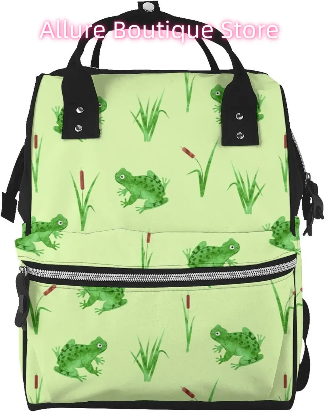 Green Frog Diaper Bag Backpack for Women Large Capacity Nappy Bag Multifunction Waterproof Mummy Backpacks for Mom Dad Essential
Green Frog Diaper Bag Backpack for Women Large Capacity Nappy Bag Multifunction Waterproof Mummy Backpacks for Mom Dad Essential