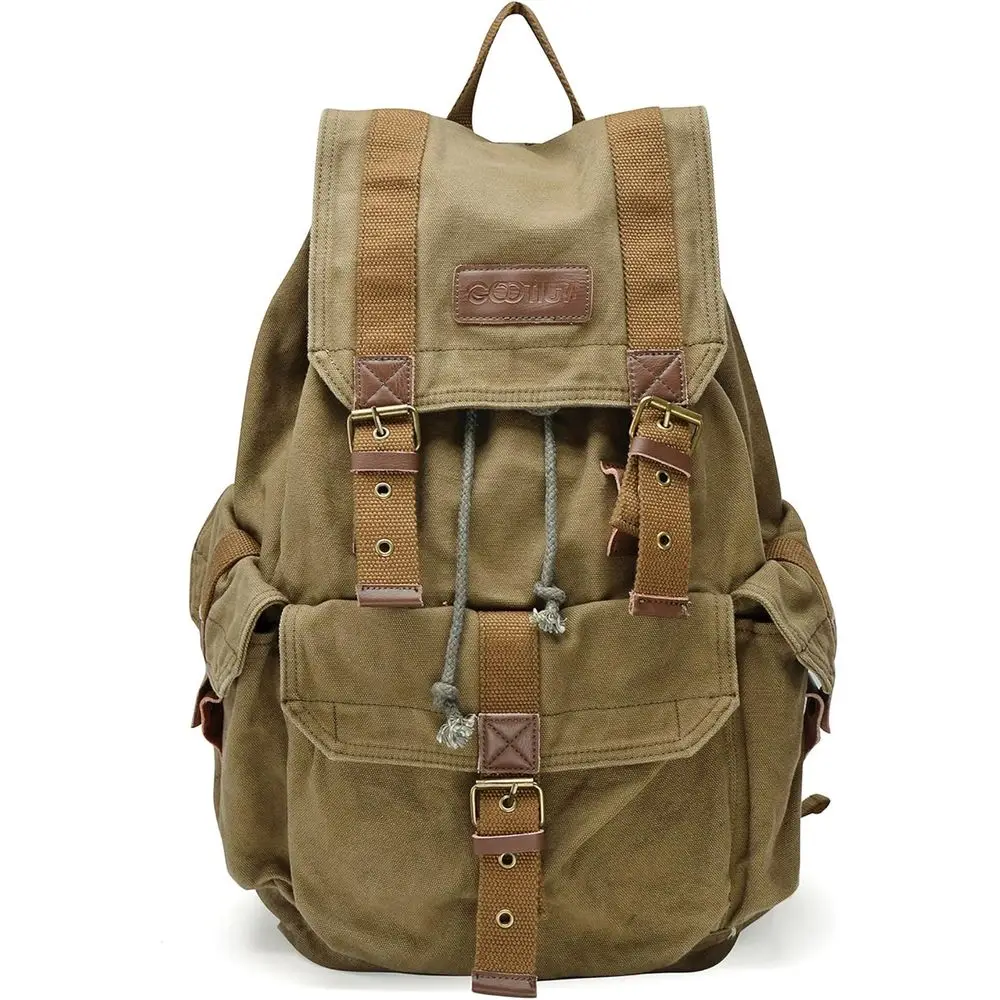 High-Density Thick Canvas Backpack, Field Tan, Large
High-Density Thick Canvas Backpack, Field Tan, Large
