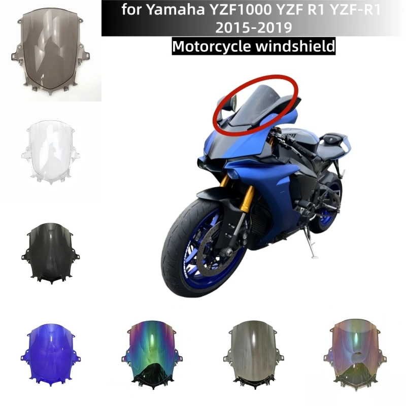 Motorcycle windshield air deflector front windshield Flow Guide Plate Double Bubble for Yamaha YZF1000 YZF R1 YZF-R1 2015-2019
Motorcycle windshield air deflector front windshield Flow Guide Plate Double Bubble for Yamaha YZF1000 YZF R1 YZF-R1 2015-2019