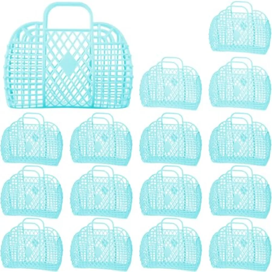 16 Pcs Girls Jelly Purse Bags Easter Basket Reusable Jelly Beach Bag Plastic Beach Tote Gift Basket for Kid Girl
16 Pcs Girls Jelly Purse Bags Easter Basket Reusable Jelly Beach Bag Plastic Beach Tote Gift Basket for Kid Girl