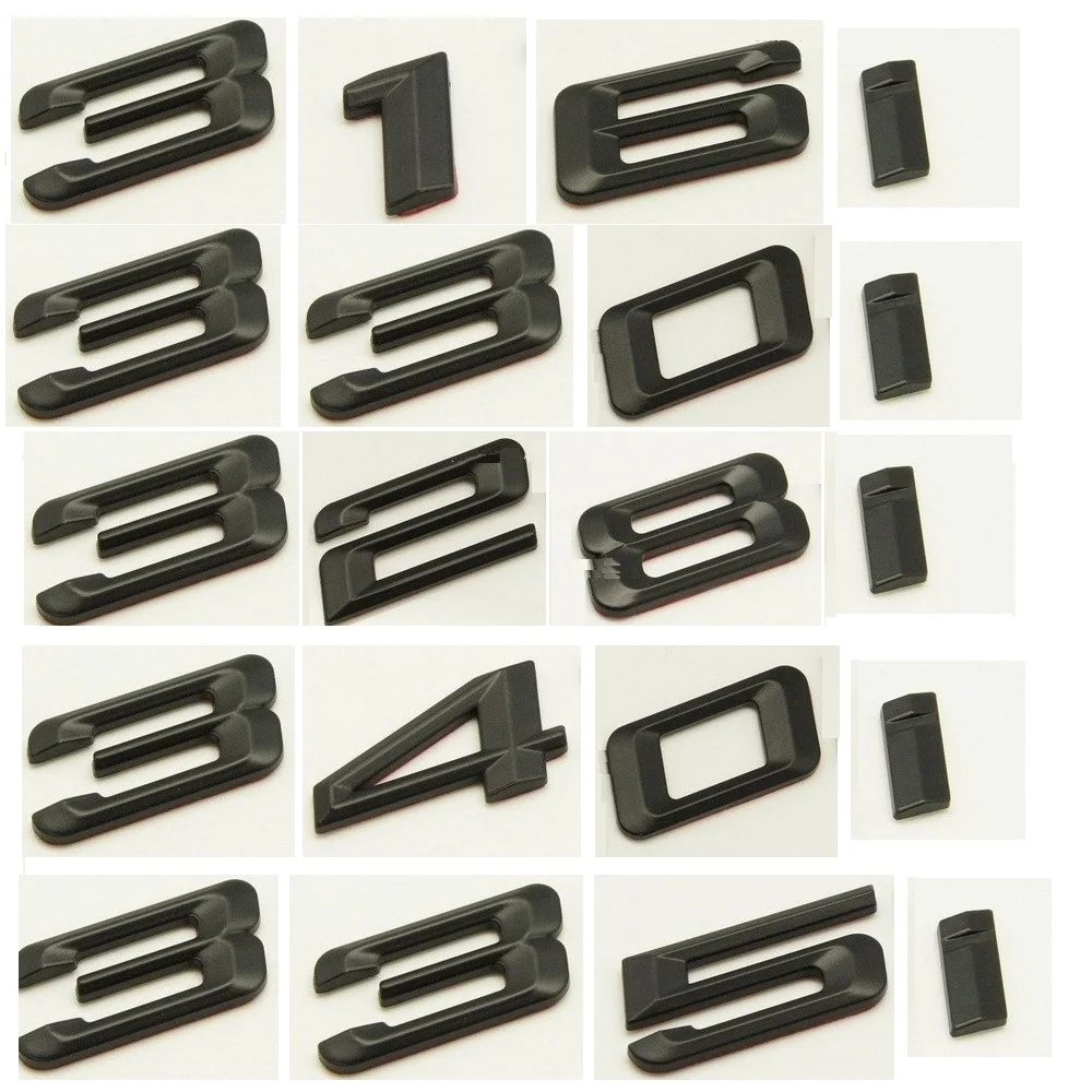 For BMW 3 Series Black 316i 318i 319i 320i Symbols 323i 324i 325i 326i 327i 328i 330i 333i 334i 335i 340i 345i 350i Emblems
For BMW 3 Series Black 316i 318i 319i 320i Symbols 323i 324i 325i 326i 327i 328i 330i 333i 334i 335i 340i 345i 350i Emblems