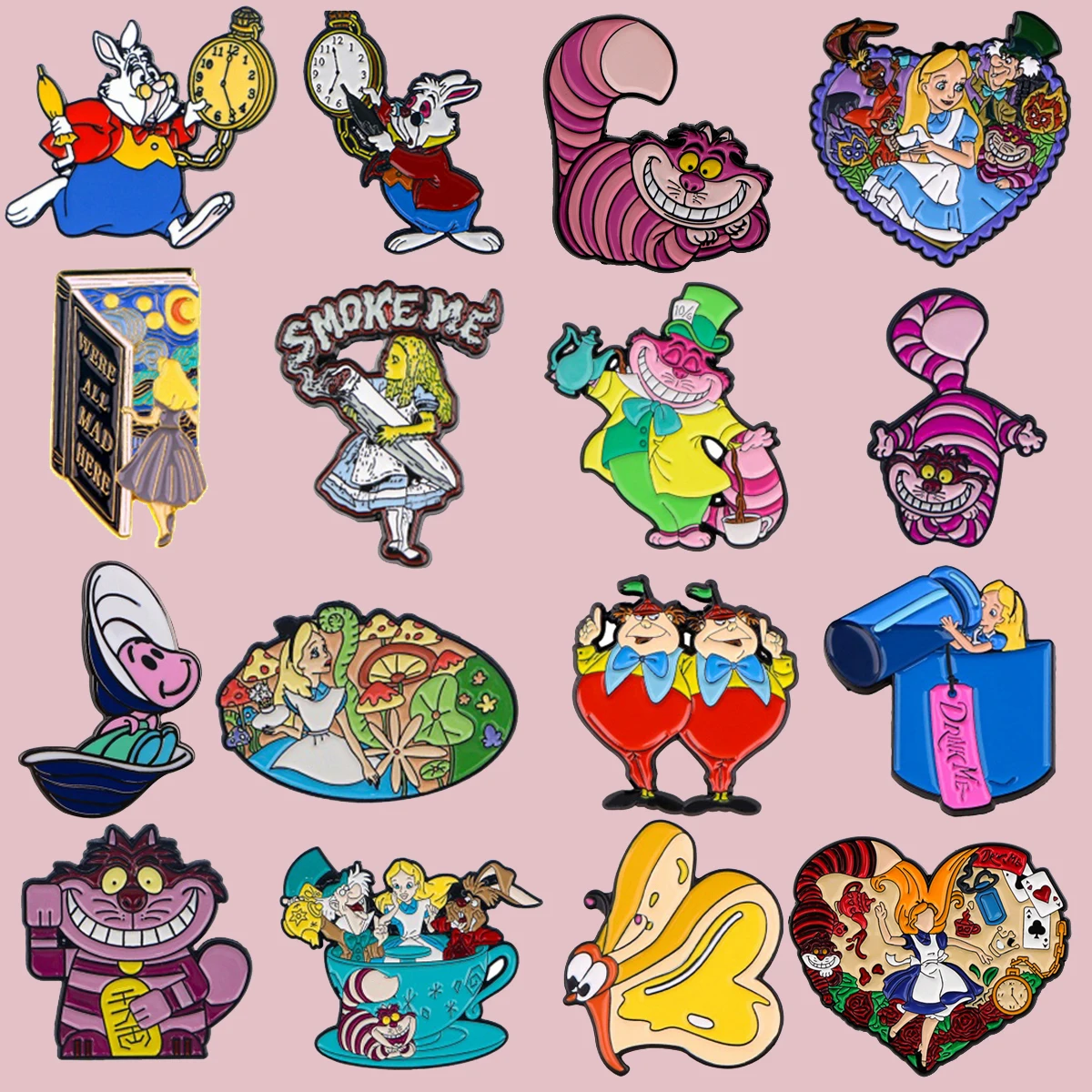 Cheshire Cat Enamel Pin Lapel Pins Lovely Rabbit Badges on Backpack Women's Brooch Clothes Jewelry Cosplay Accessories Toys Gift
Cheshire Cat Enamel Pin Lapel Pins Lovely Rabbit Badges on Backpack Women's Brooch Clothes Jewelry Cosplay Accessories Toys Gift