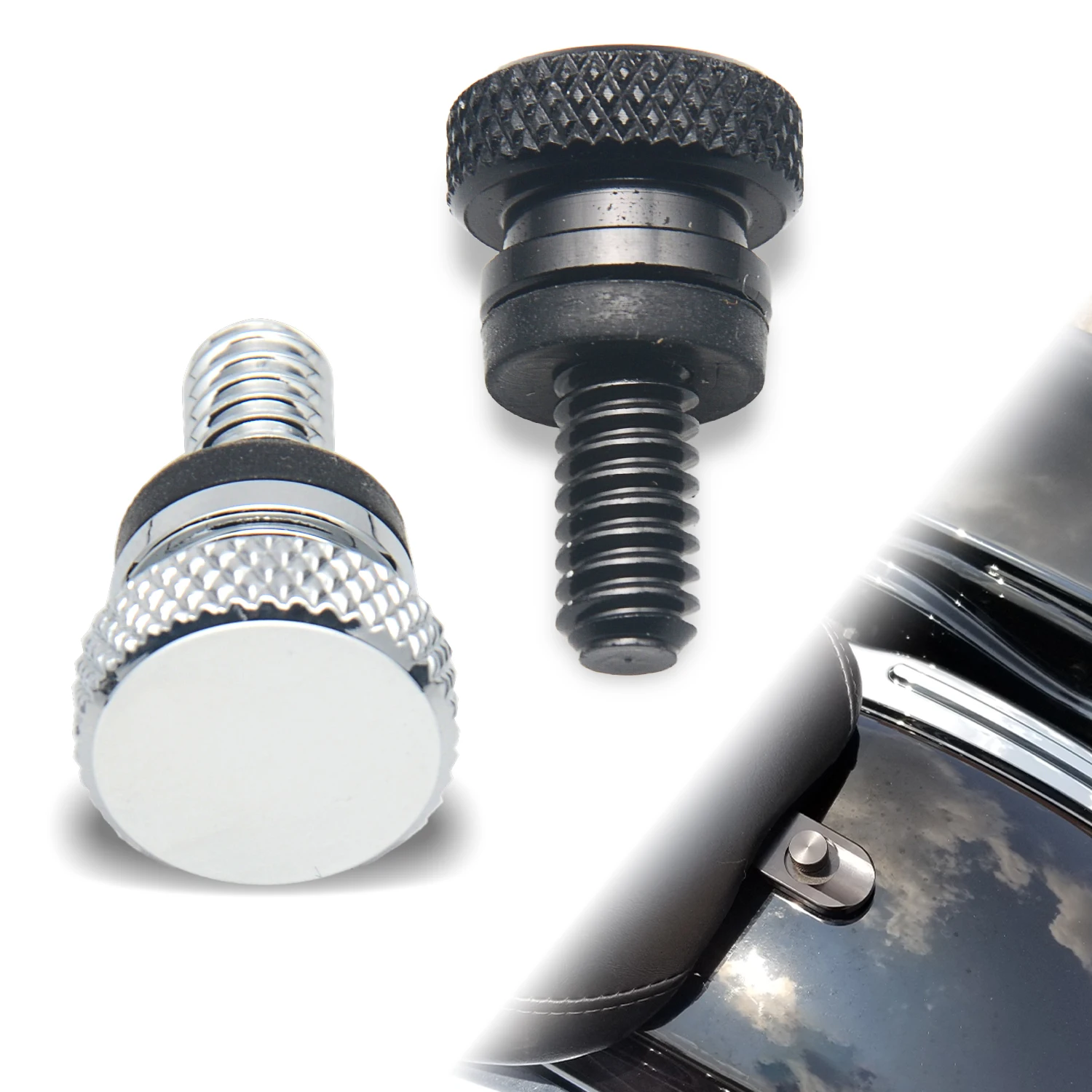 Black/Chrome Motorcycle Seat Bolt Screw Fits For Harley Touring Road King Street Glide Softail Dyna Sportster 1200 XL 1996-2023
Black/Chrome Motorcycle Seat Bolt Screw Fits For Harley Touring Road King Street Glide Softail Dyna Sportster 1200 XL 1996-2023