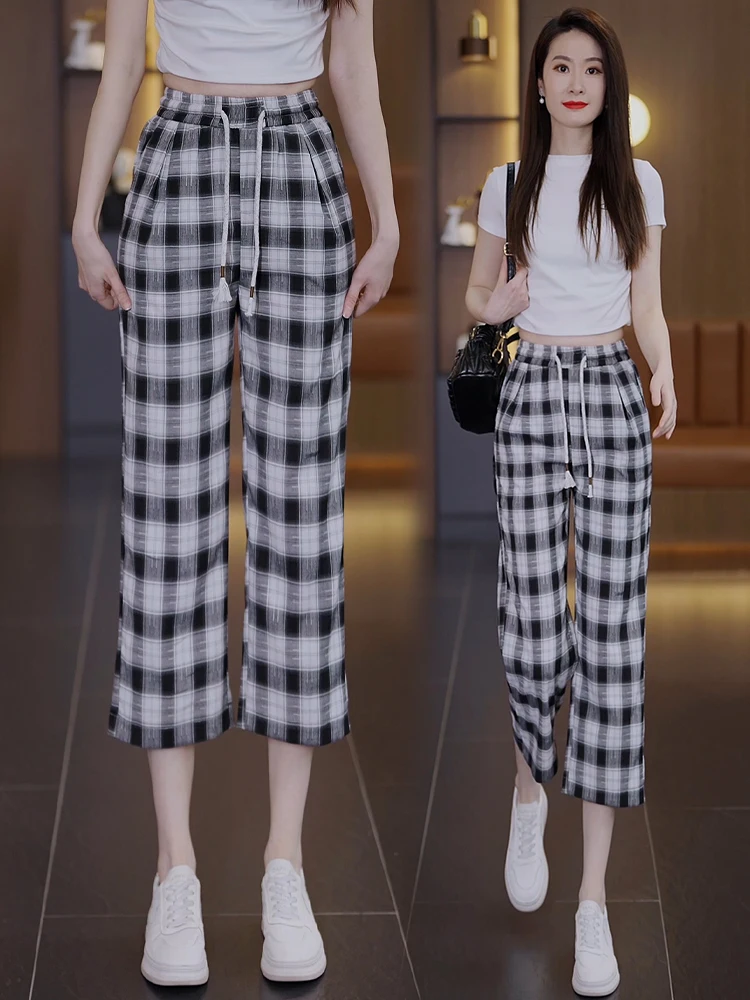Ice Silk Casual High Waist Thin Straight Leg Pants Summer New Style Small Size Women's Loose Fit Slimming Eighteen Straight L...
Ice Silk Casual High Waist Thin Straight Leg Pants Summer New Style Small Size Women's Loose Fit Slimming Eighteen Straight L...