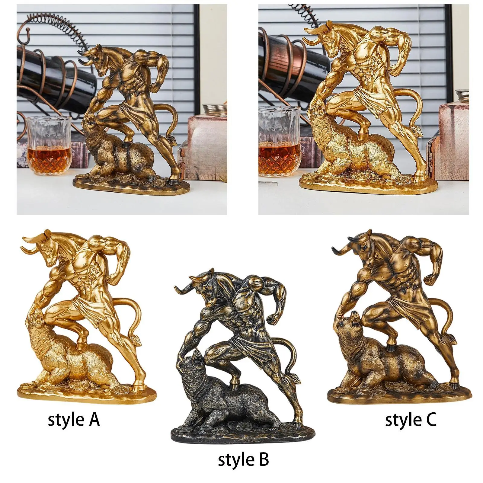 Modern Resin Bull Bear Sculpture Desktop Figurine Art Statue for Shopwindow Counter Bedside Home Decor
Modern Resin Bull Bear Sculpture Desktop Figurine Art Statue for Shopwindow Counter Bedside Home Decor