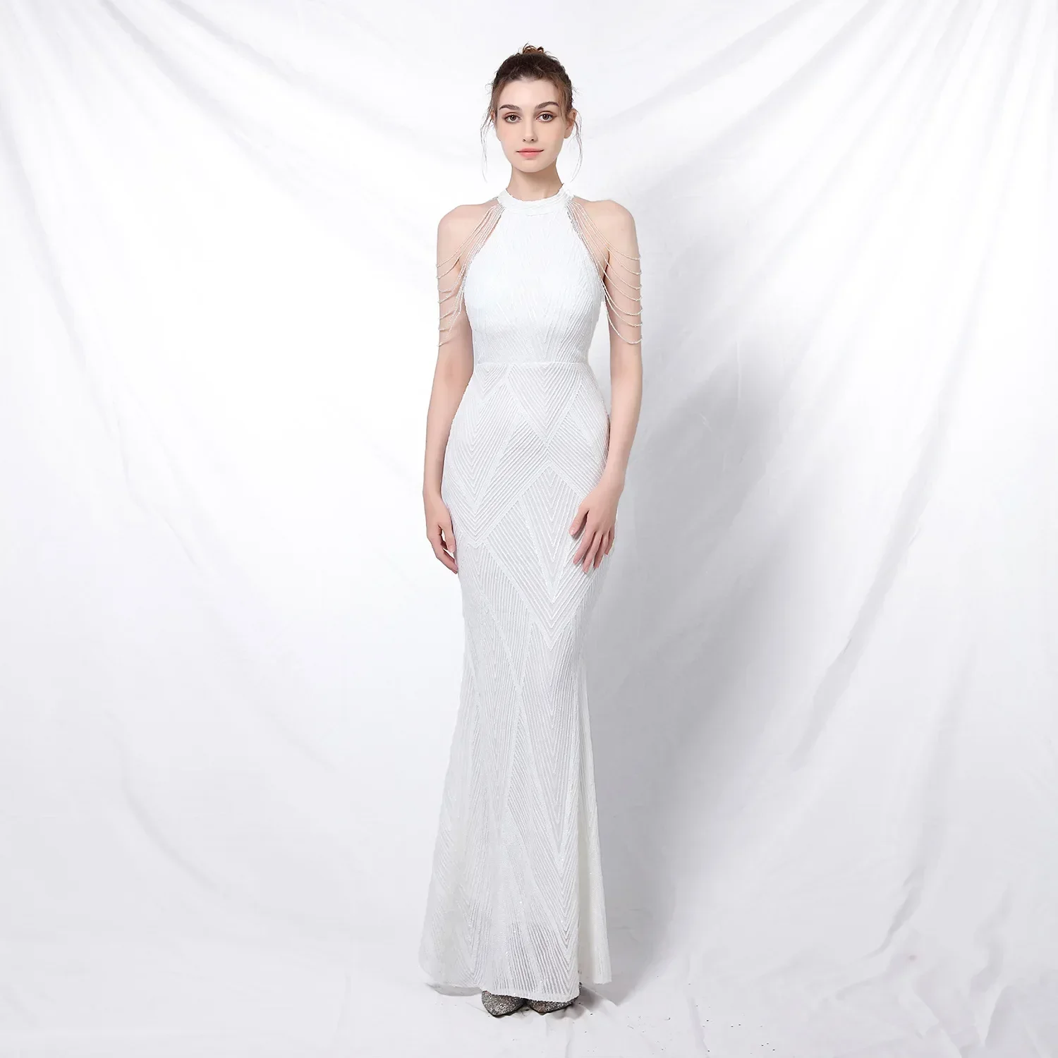 Elegant Long Dress Summer Skirt Shiny Sequins Wedding Mermaid Evening Dresses Wedding Party Gown For Woman Luxury
Elegant Long Dress Summer Skirt Shiny Sequins Wedding Mermaid Evening Dresses Wedding Party Gown For Woman Luxury