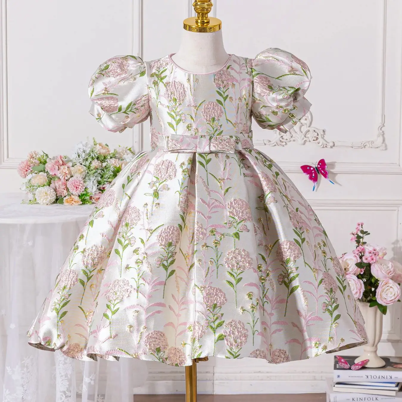 New 4-7Y Girl Floral Print Dress for Holiday Birthday Kid Girls' Formal Dresses Sweet Child Ball Gown Kids Wear
New 4-7Y Girl Floral Print Dress for Holiday Birthday Kid Girls' Formal Dresses Sweet Child Ball Gown Kids Wear