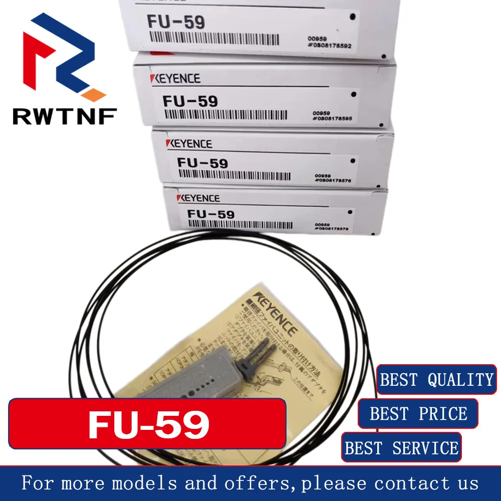 Brand New Genuine FU-59 KEYENCE Through-beam Fiber Optic Sensor,100% original warehouse stock
Brand New Genuine FU-59 KEYENCE Through-beam Fiber Optic Sensor,100% original warehouse stock