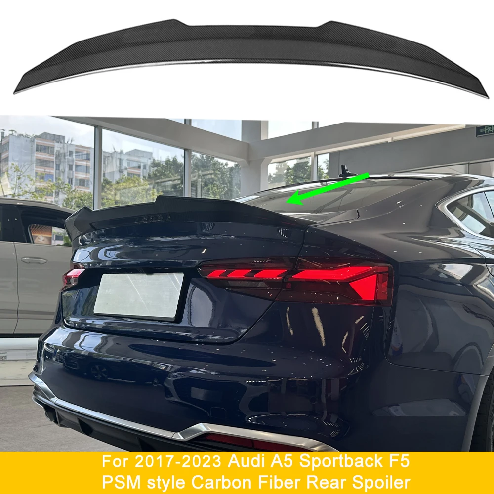 Suitable for 2017-2023 Audi A5 B9 PSM Style Carbon Fiber Rear Spoiler Trunk Spoiler Aerodynamic Accessories Body Kit
Suitable for 2017-2023 Audi A5 B9 PSM Style Carbon Fiber Rear Spoiler Trunk Spoiler Aerodynamic Accessories Body Kit