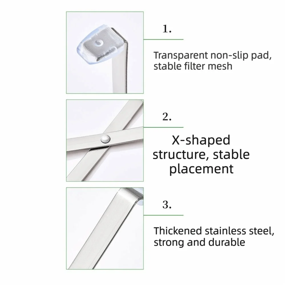 Stainless Steel Kitchen Sink Strainer Elastic Anti-Clogging Lightweight Sink Strainer Net Bags Disposable Mesh
Stainless Steel Kitchen Sink Strainer Elastic Anti-Clogging Lightweight Sink Strainer Net Bags Disposable Mesh
