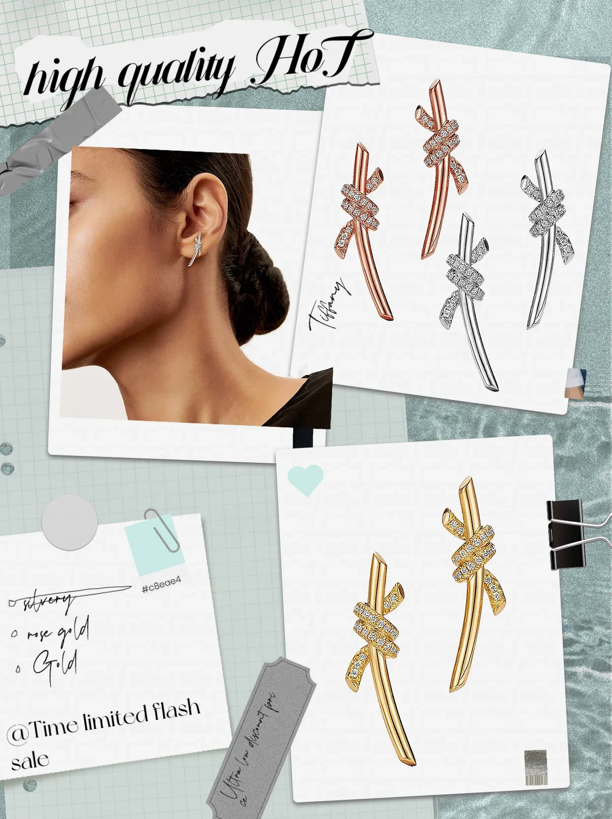 2025 New Pure Silver S925 Knot Earrings Knot Series Classic Luxury Zircon Commemorative Day Gift Rose Gold Gift
2025 New Pure Silver S925 Knot Earrings Knot Series Classic Luxury Zircon Commemorative Day Gift Rose Gold Gift