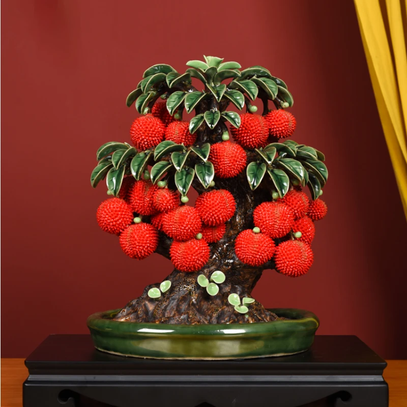 Porcelain figurine litchi ornaments basin full of bowls full of living room porch wine cabinet desktop decoration opening housew
Porcelain figurine litchi ornaments basin full of bowls full of living room porch wine cabinet desktop decoration opening housew