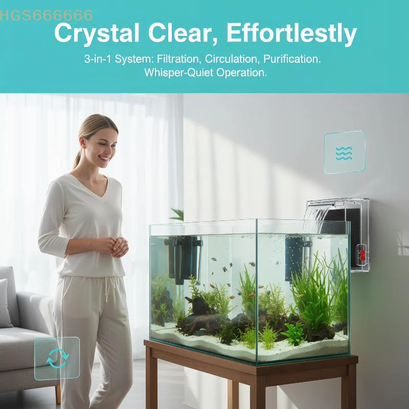 3 In 1 Aquarium Hang On Filter Silent Operation Waterfall External Oxygen Pump for Small Fish and Turtle Tank
3 In 1 Aquarium Hang On Filter Silent Operation Waterfall External Oxygen Pump for Small Fish and Turtle Tank