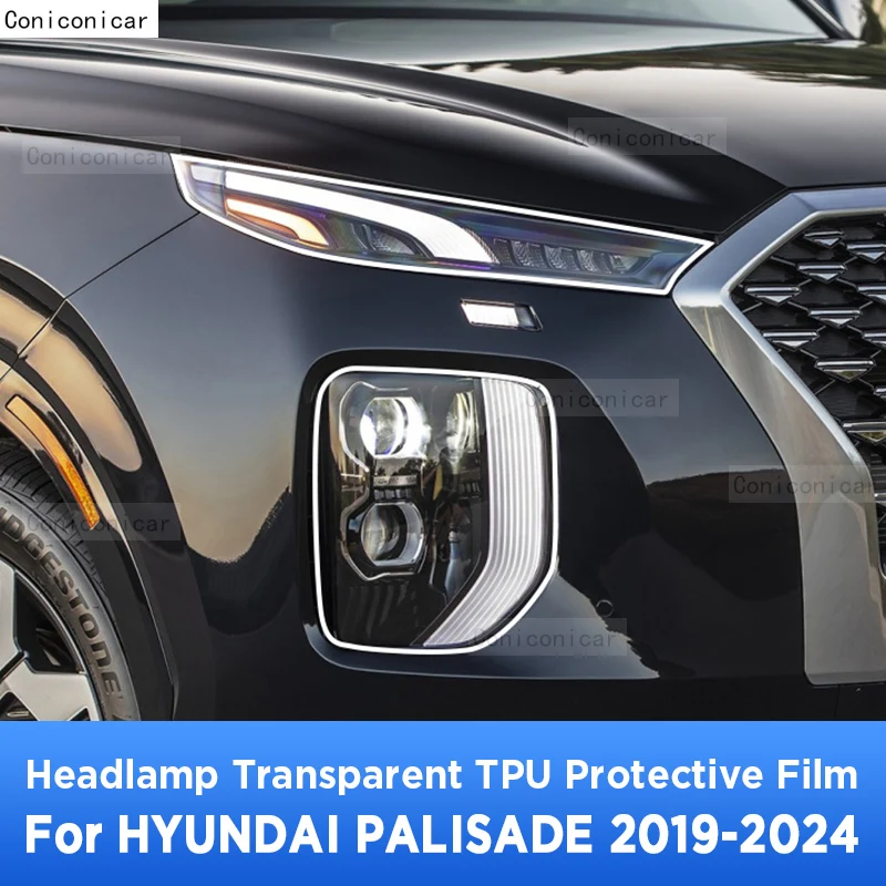 For HYUNDAI PALISADE 2019-2024 Car Exterior Headlight Anti-scratch Front Lamp Transparent TPU Protective Film Accessories
For HYUNDAI PALISADE 2019-2024 Car Exterior Headlight Anti-scratch Front Lamp Transparent TPU Protective Film Accessories