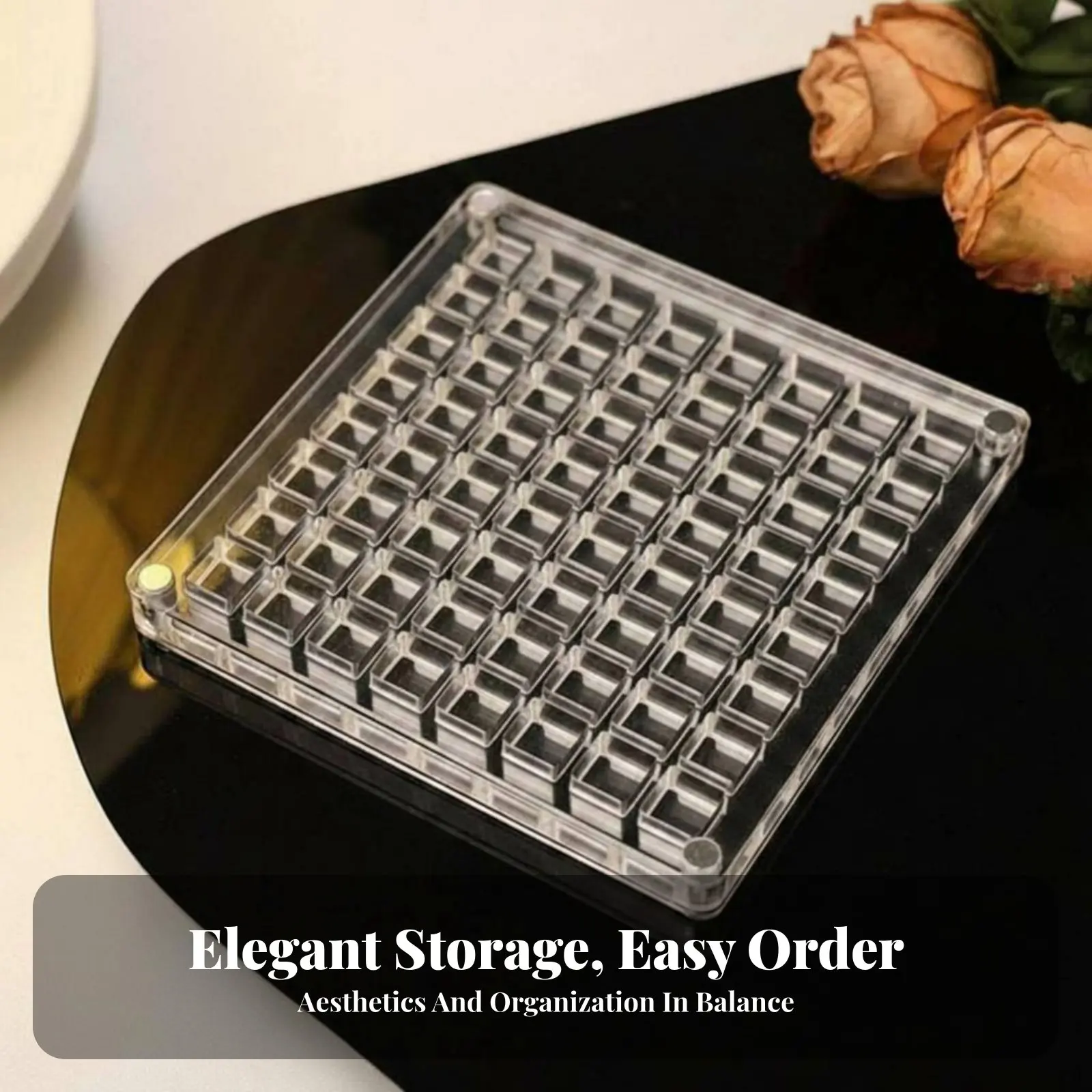 Clear Compartment Container Transparent Design Jewelry Container Space-Saving Long-Lasting for Investors, Craft Hobbyists, Safe
Clear Compartment Container Transparent Design Jewelry Container Space-Saving Long-Lasting for Investors, Craft Hobbyists, Safe