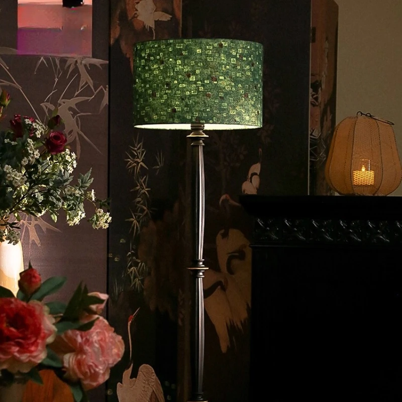 Floor lamp French medieval ambient light retro green premium study home living room bedroom
Floor lamp French medieval ambient light retro green premium study home living room bedroom