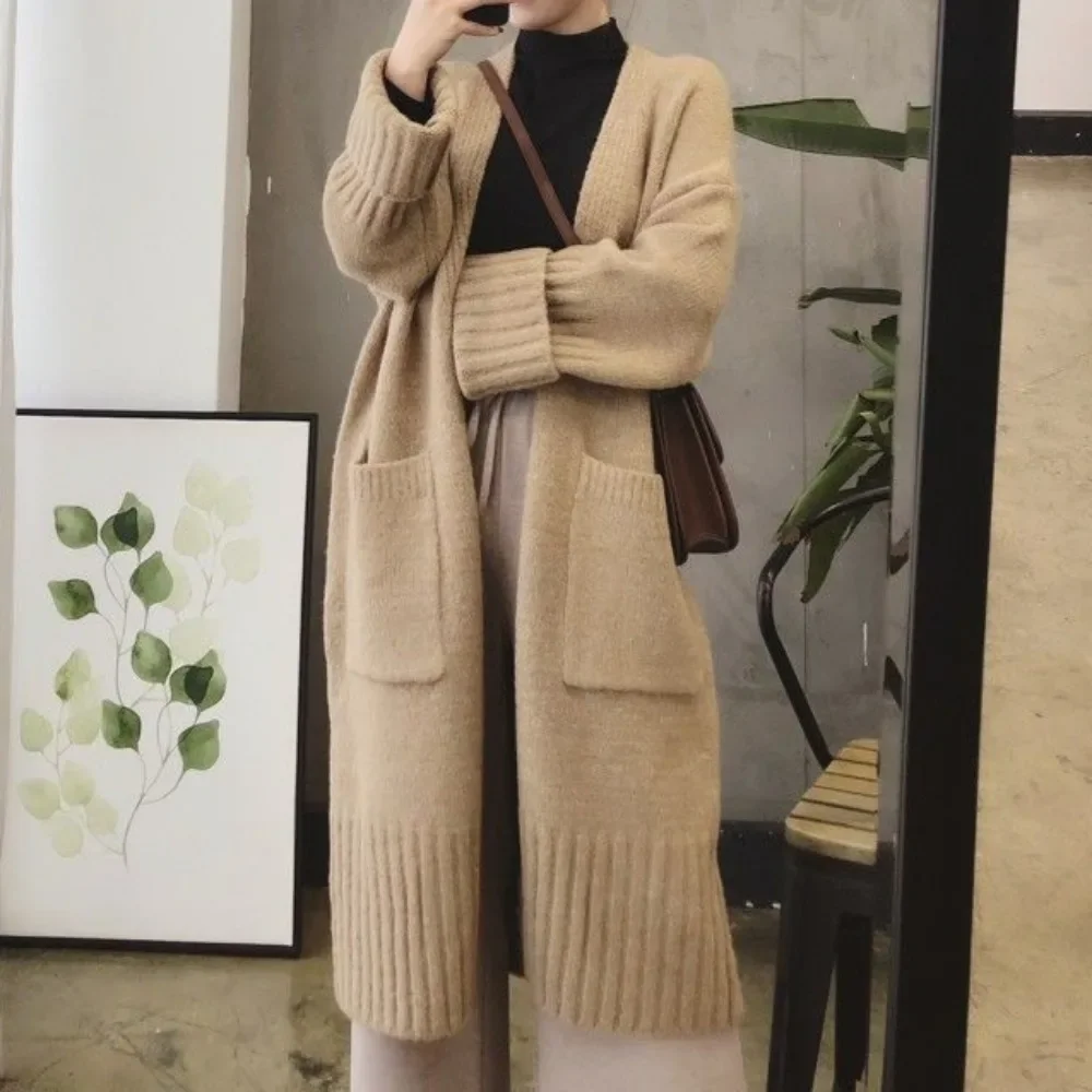 Sweater Cardigan Female 2023 Korean Spring and Autumn New Sweater Coat Women Loose Medium Length Versatile Knitted Cardigan
Sweater Cardigan Female 2023 Korean Spring and Autumn New Sweater Coat Women Loose Medium Length Versatile Knitted Cardigan