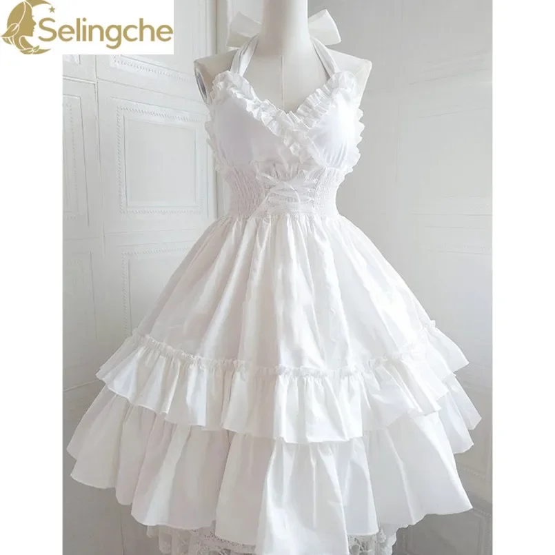 Spring Summer New Classic Elegant Strap Skirt Lolita Dress Lolita Retro Soft Girl Skirt JSK Cosplay Costumes
Spring Summer New Classic Elegant Strap Skirt Lolita Dress Lolita Retro Soft Girl Skirt JSK Cosplay Costumes