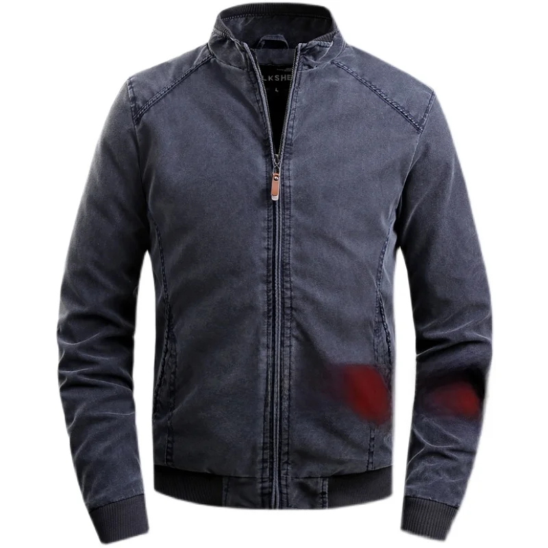 JOOBOX Men's Cotton Jaet Stand Collar Thiened Casual Wear for Middle-aged And Young Adults in Autumn And Winter XL plus S... 
JOOBOX Men's Cotton Jaet Stand Collar Thiened Casual Wear for Middle-aged And Young Adults in Autumn And Winter XL plus S...