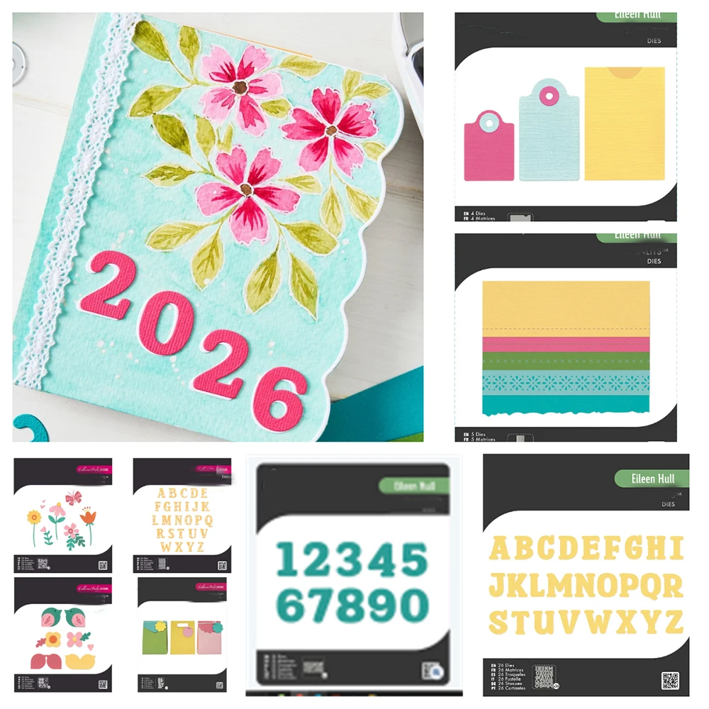 Pocket and Tags Page Edges Nora Alphabet Numbers Metal Cutting Dies for DIY Handmade Scrapbook Photo Album Calenda May 2026 New
Pocket and Tags Page Edges Nora Alphabet Numbers Metal Cutting Dies for DIY Handmade Scrapbook Photo Album Calenda May 2026 New