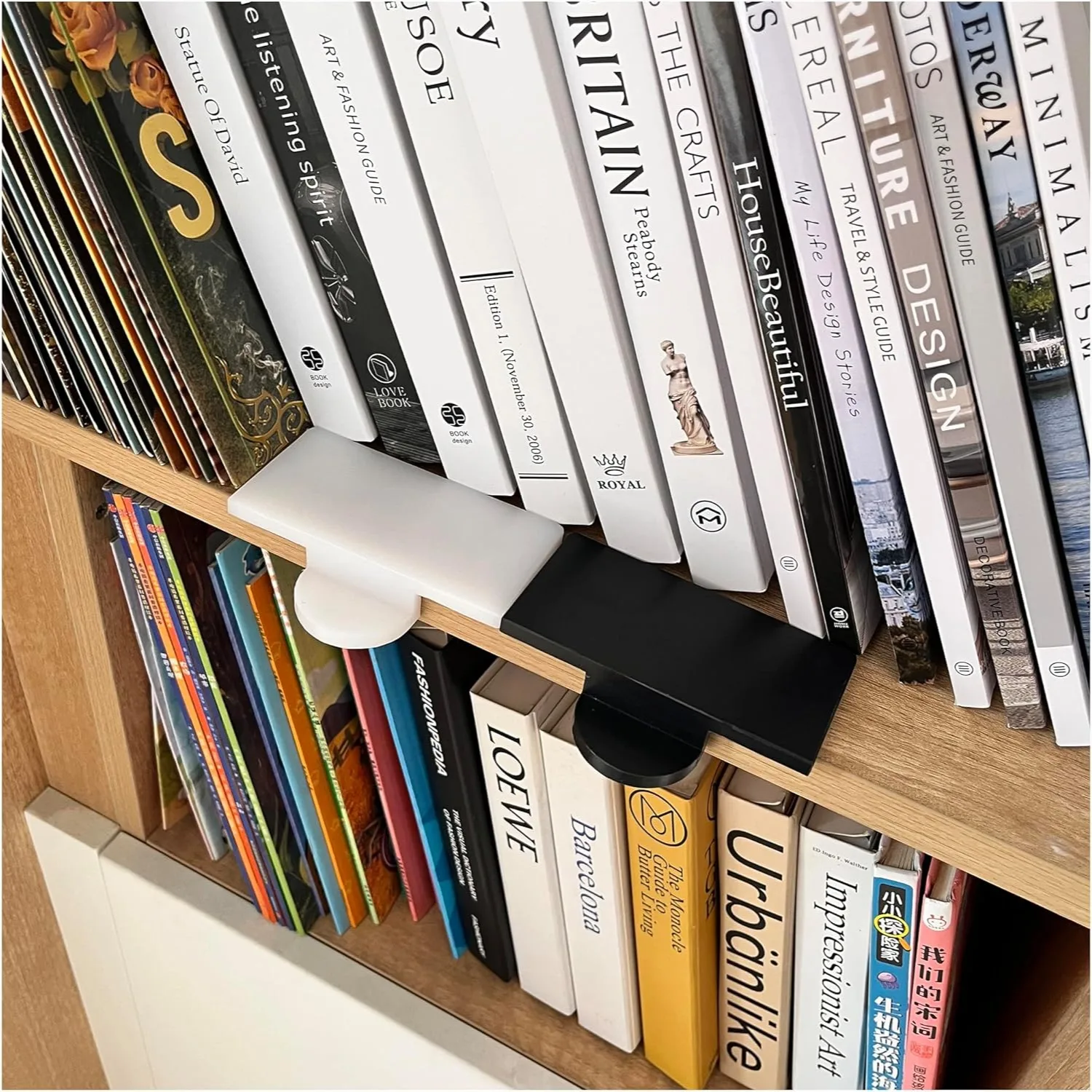 Plastic Bookend for Bookshelf Organizer with Spirit Level, Book Stopper for Home Office Library Desktop
Plastic Bookend for Bookshelf Organizer with Spirit Level, Book Stopper for Home Office Library Desktop