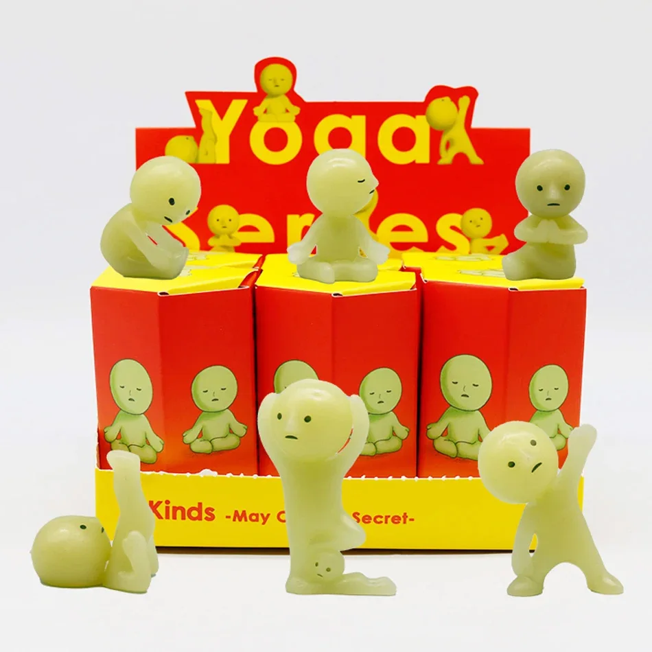 Surprise Gift blind box action figures Yoga series multiple doll green noctilucent mysterious decoration model for toy
Surprise Gift blind box action figures Yoga series multiple doll green noctilucent mysterious decoration model for toy