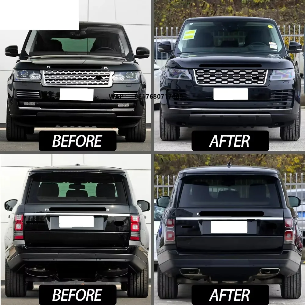 Auto Modification Conversion PP ABS Material Old to New Body Kit for Range Rover L405 2013-2017 Upgrade to 2018 OEM
Auto Modification Conversion PP ABS Material Old to New Body Kit for Range Rover L405 2013-2017 Upgrade to 2018 OEM
