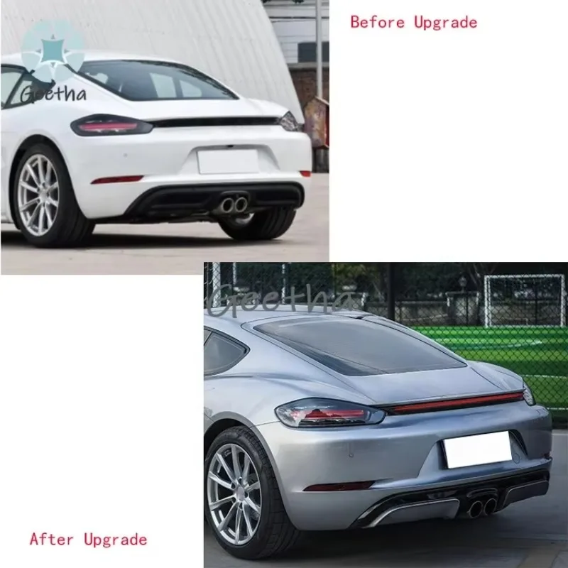 Auto Parts PP Plastic Front Bumper Tail Lights Assembly Rear Spoiler 982 Upgrade 718 GTS SD BodyKit for Porsche Cayman Boxster
Auto Parts PP Plastic Front Bumper Tail Lights Assembly Rear Spoiler 982 Upgrade 718 GTS SD BodyKit for Porsche Cayman Boxster