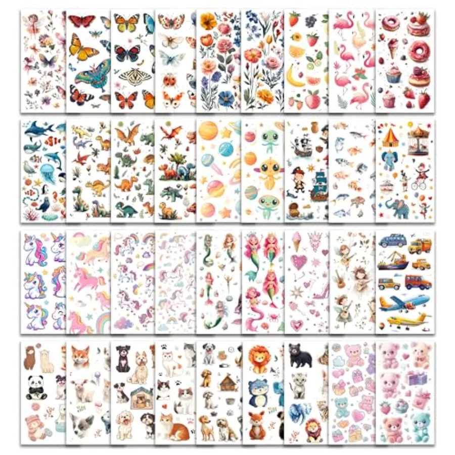 350+ Mixed Temporary Tattoos Stickers Set Gift Party Favors 37 Sheets Space Dinosaur Animals Butterfly Unicorn Tattoos for Birt
350+ Mixed Temporary Tattoos Stickers Set Gift Party Favors 37 Sheets Space Dinosaur Animals Butterfly Unicorn Tattoos for Birt