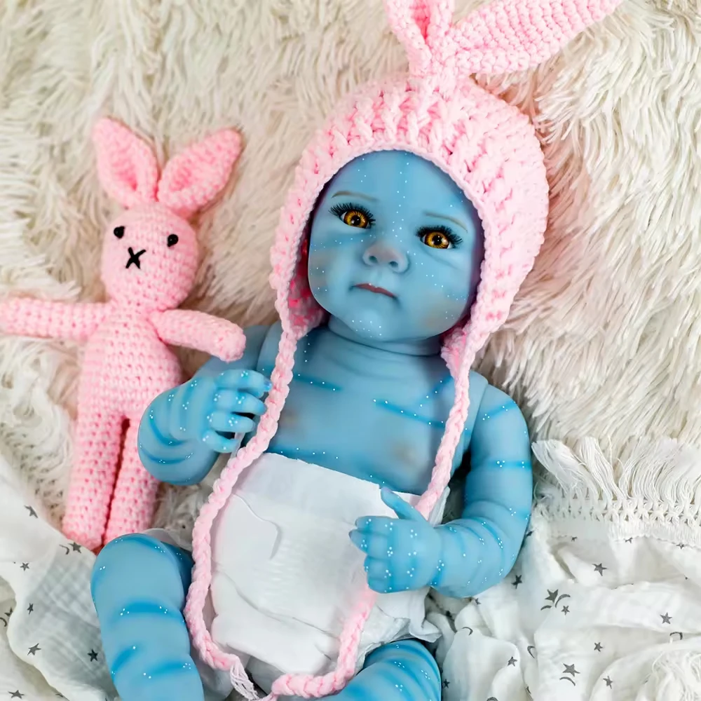18-дюймовые куклы Reborn Baby Blue, ручная работа, картина, фея-аватар, реалистичная, настоящая, мягкая на ощупь, маленькая кукла, милый, удобный ребенок
18-дюймовые куклы Reborn Baby Blue, ручная работа, картина, фея-аватар, реалистичная, настоящая, мягкая на ощупь, маленькая кукла, милый, удобный ребенок