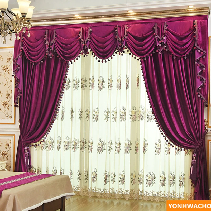 high grade European red Italian velvet cloth blackout curtain tulle valance N942
high grade European red Italian velvet cloth blackout curtain tulle valance N942