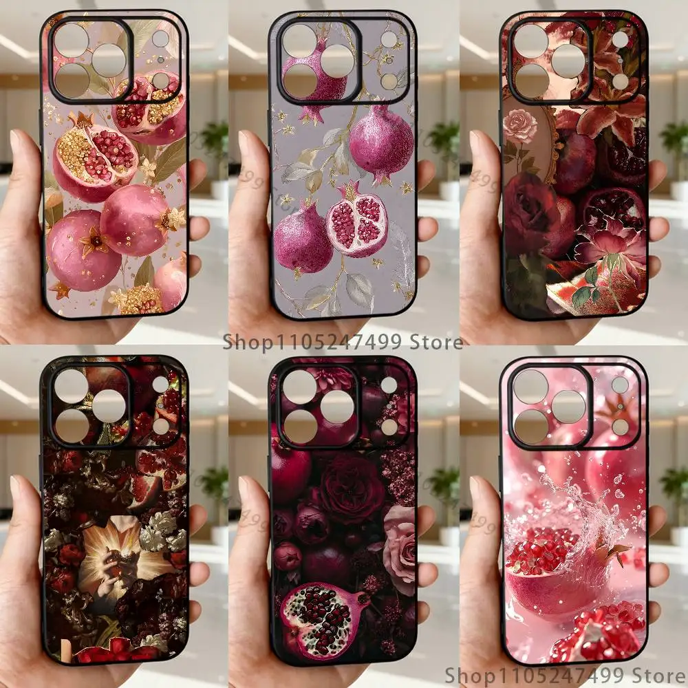 Gold Pink Pomegranate Art Phone Case For iPhone 17,16,15,14,13,12,11,Pro,Max,Plus,E,SE4,Air,Mini Black Soft Funda
Gold Pink Pomegranate Art Phone Case For iPhone 17,16,15,14,13,12,11,Pro,Max,Plus,E,SE4,Air,Mini Black Soft Funda