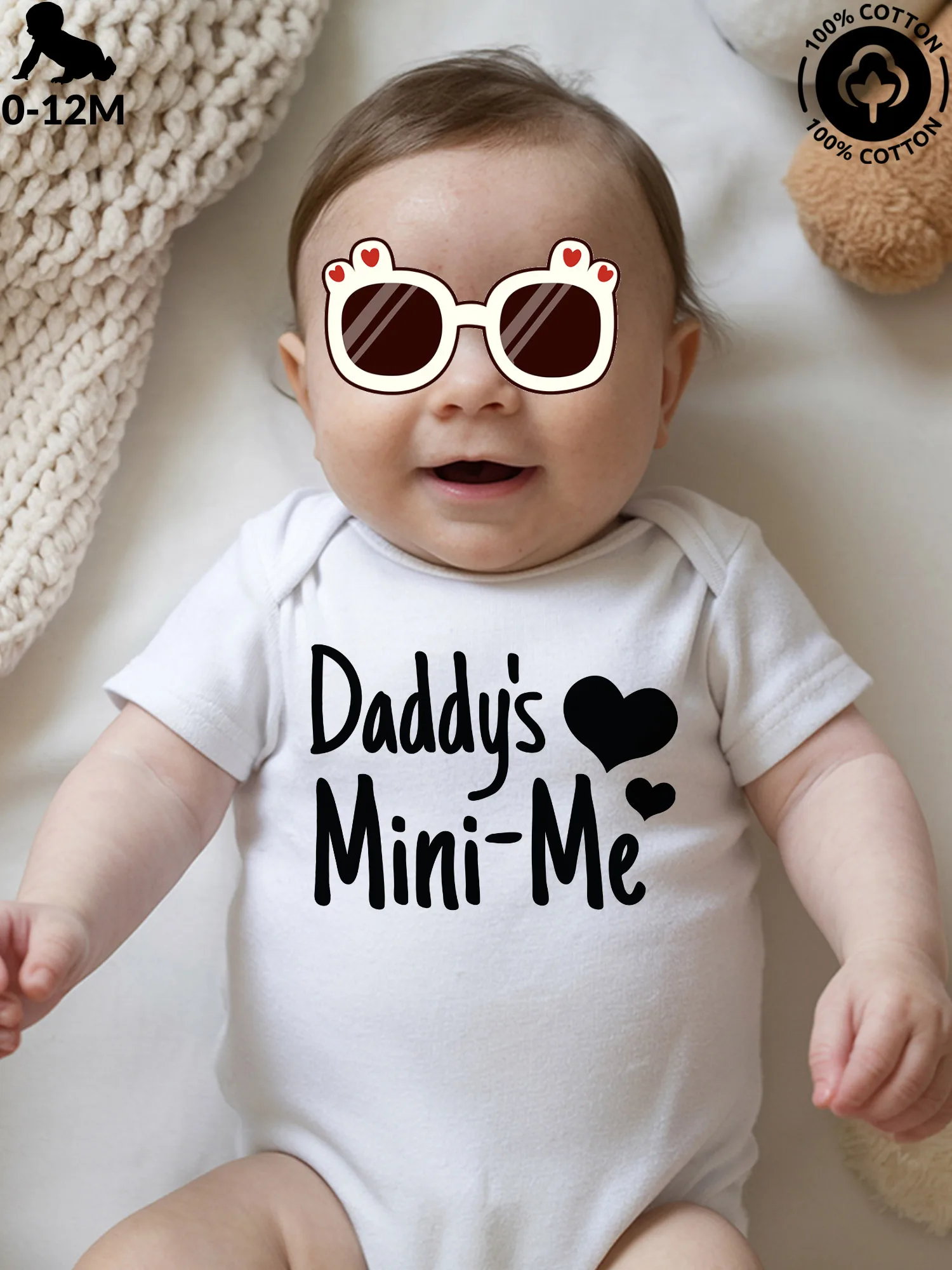 Daddy's Mini Me Unisex Baby Crawling Suit, Pure Cotton Skin Care Onesie, All-Season Wear Bodysuit 190GSM
Daddy's Mini Me Unisex Baby Crawling Suit, Pure Cotton Skin Care Onesie, All-Season Wear Bodysuit 190GSM