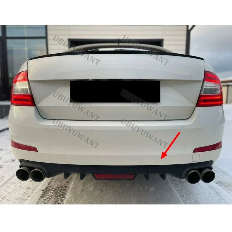 For Skoda Octavia 2014-2018 Rear Bumper Diffuser Lip Spoiler Car Accessories body kit With Brake Light
For Skoda Octavia 2014-2018 Rear Bumper Diffuser Lip Spoiler Car Accessories body kit With Brake Light