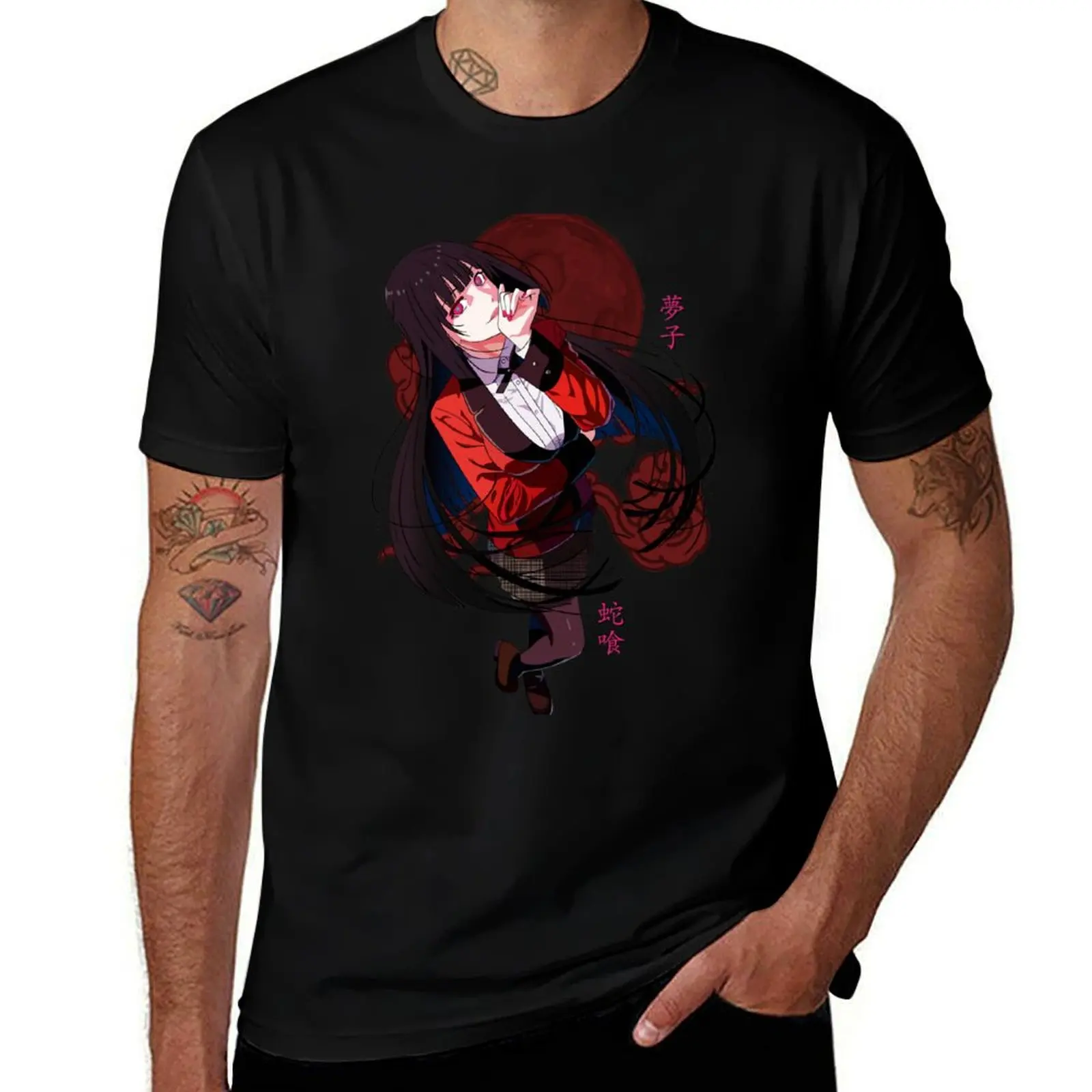 Jabami Yumeko Risky Gambler T-Shirt blue archive man t shirt oversized graphic tee kawaii clothes sweat shirts, men
Jabami Yumeko Risky Gambler T-Shirt blue archive man t shirt oversized graphic tee kawaii clothes sweat shirts, men