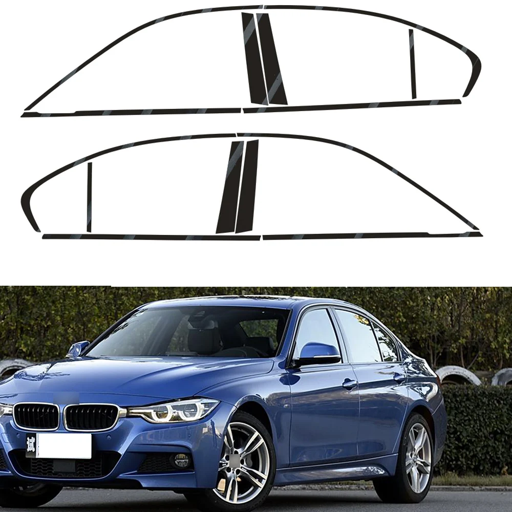 Glossy Black Chrome Delete Window Trims For BMW 3 Series F30 2013-2019 Sedan
Glossy Black Chrome Delete Window Trims For BMW 3 Series F30 2013-2019 Sedan