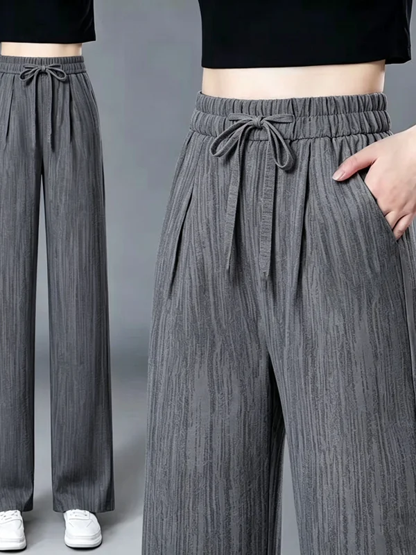 Tie-Dye High Waist Wide Leg Pants Women's Thin Summer Textured Fashion Versatile Breathable Casual Loose Fit Polyester Fiber
Tie-Dye High Waist Wide Leg Pants Women's Thin Summer Textured Fashion Versatile Breathable Casual Loose Fit Polyester Fiber