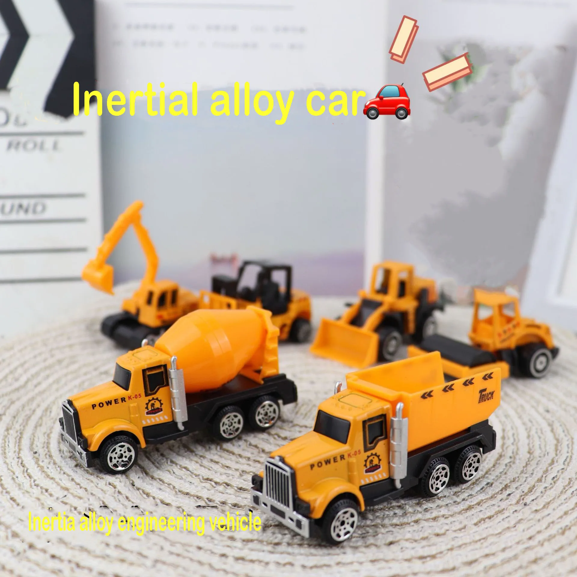Alloy Mini Engineering Vehicle Set Children's Inertial Excavator Dump Truck Boys Preschool Play Sandbox
Alloy Mini Engineering Vehicle Set Children's Inertial Excavator Dump Truck Boys Preschool Play Sandbox