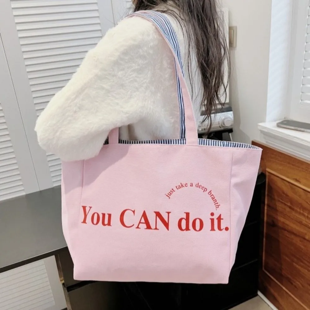 Stripe Stripe Shoulder Bag Colorful Two-sided Design Large Capacity Handbag Tote Bag Versatile Style Canvas Handbag
Stripe Stripe Shoulder Bag Colorful Two-sided Design Large Capacity Handbag Tote Bag Versatile Style Canvas Handbag