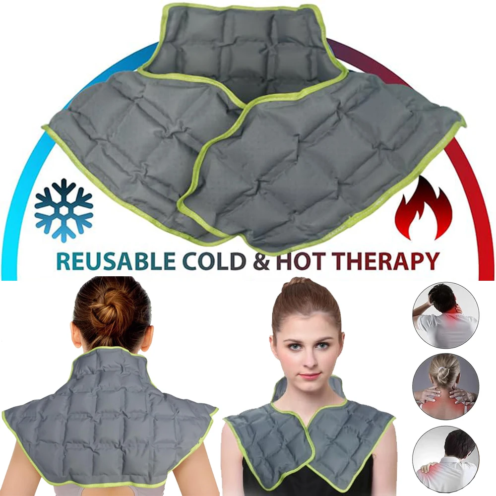 Neck Ice Pack Wraps Instant Ice Packs for Injuries Reusable Heat Pack Multi-Grid Cooling Neck Wraps Compress for Relieve Pain
Neck Ice Pack Wraps Instant Ice Packs for Injuries Reusable Heat Pack Multi-Grid Cooling Neck Wraps Compress for Relieve Pain