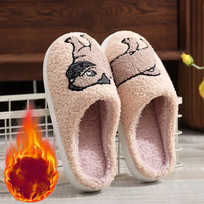 Осенне-зимние женские тапочки, плюшевая домашняя обувь с коровьим котом, очень теплая, на толстой флисовой подкладке, уютный комфорт для дома и спальни
Осенне-зимние женские тапочки, плюшевая домашняя обувь с коровьим котом, очень теплая, на толстой флисовой подкладке, уютный комфорт для дома и спальни
