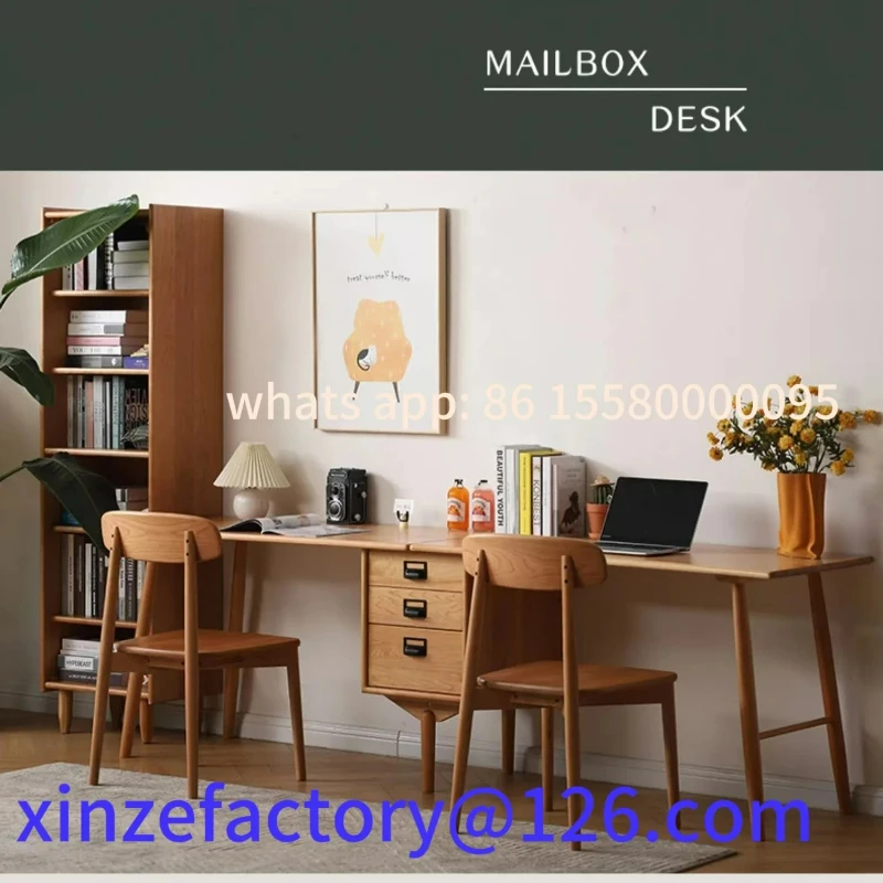 Customizable Nordic Solid Wood Double Desk Student
Customizable Nordic Solid Wood Double Desk Student